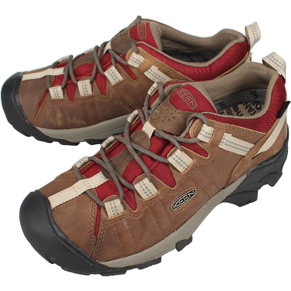 ４月限定！最大全額ポイント還元※要エントリー キーン KEEN ハイキングシューズ ターギー 2 ウォータープルーフ ウィメンズ TARGHEE II WP W サファリ/メルロー 1027366 【GHOI】