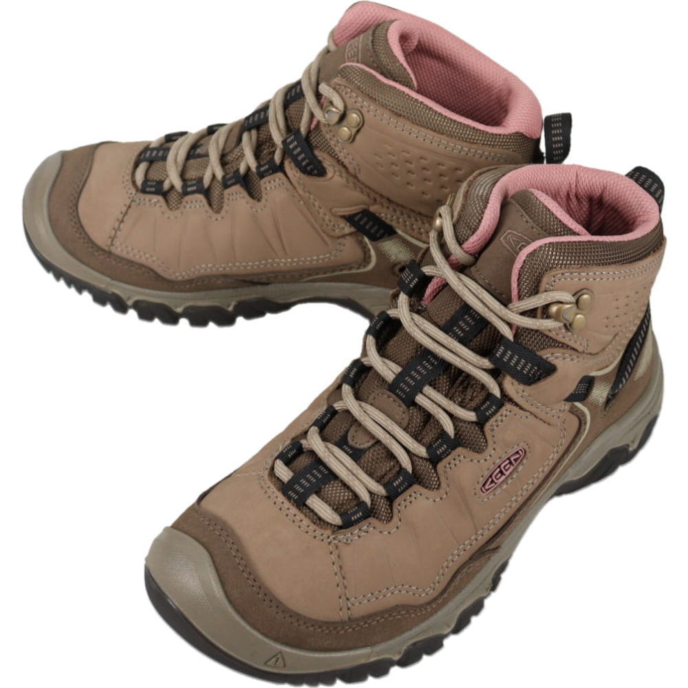 ４月限定！最大全額ポイント還元※要エントリー キーン KEEN ウィメンズ ターギー フォー ミッド ウォータープルーフ TARGHEE 4 MID WP W ブリンドル/ノスタルジアローズ Brindle/Nostalgia Rose 1028990 【GKOG】 18,469円