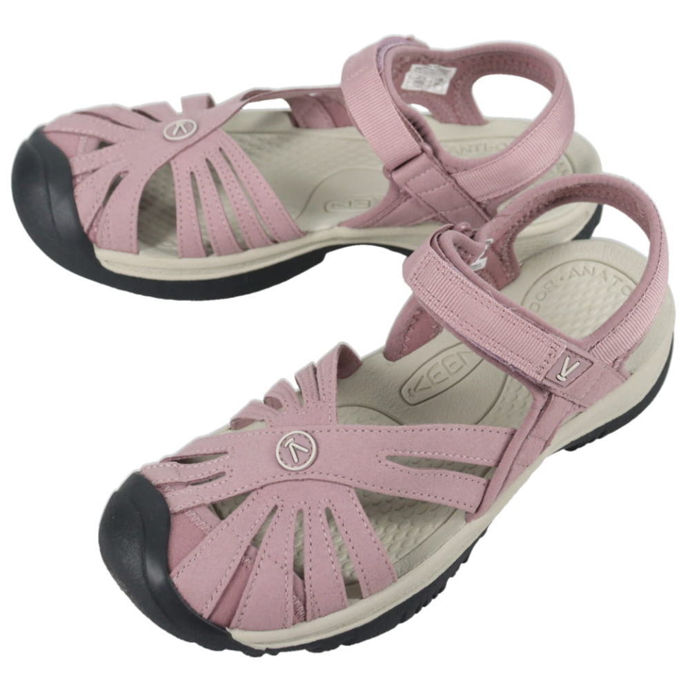 ４月限定！最大全額ポイント還元※要エントリー キーン KEEN ウィメンズ ローズサンダル ROSE SANDAL Toadstool 1030568【GKOG】