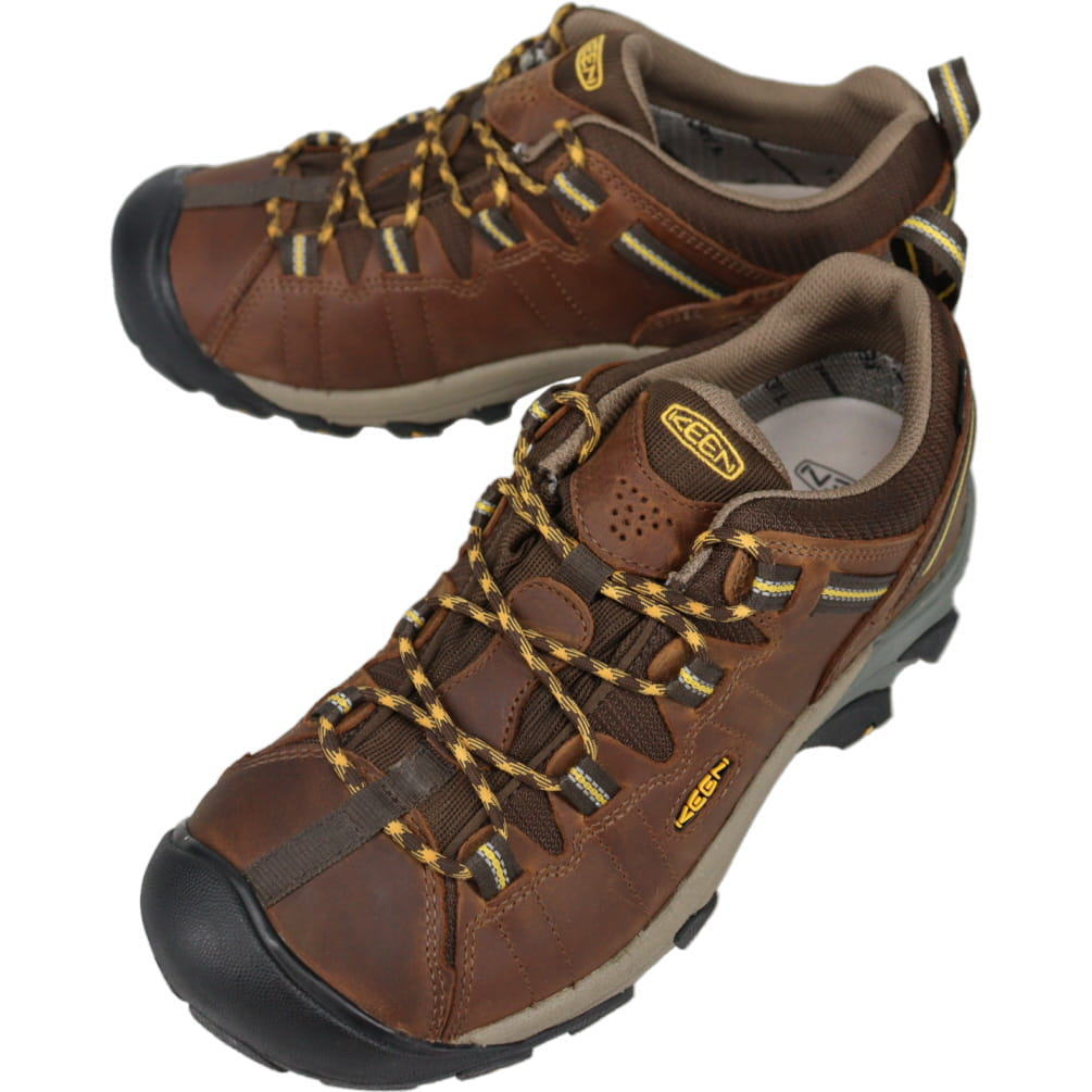 ４月限定！最大全額ポイント還元※要エントリー キーン KEEN ターギー ツー ウォータープルーフ TARGHEE 2 WP カスケードブラウン/ゴールデンイエロー Cascade Brown/Golden Yellow 1008417【GKOH】
