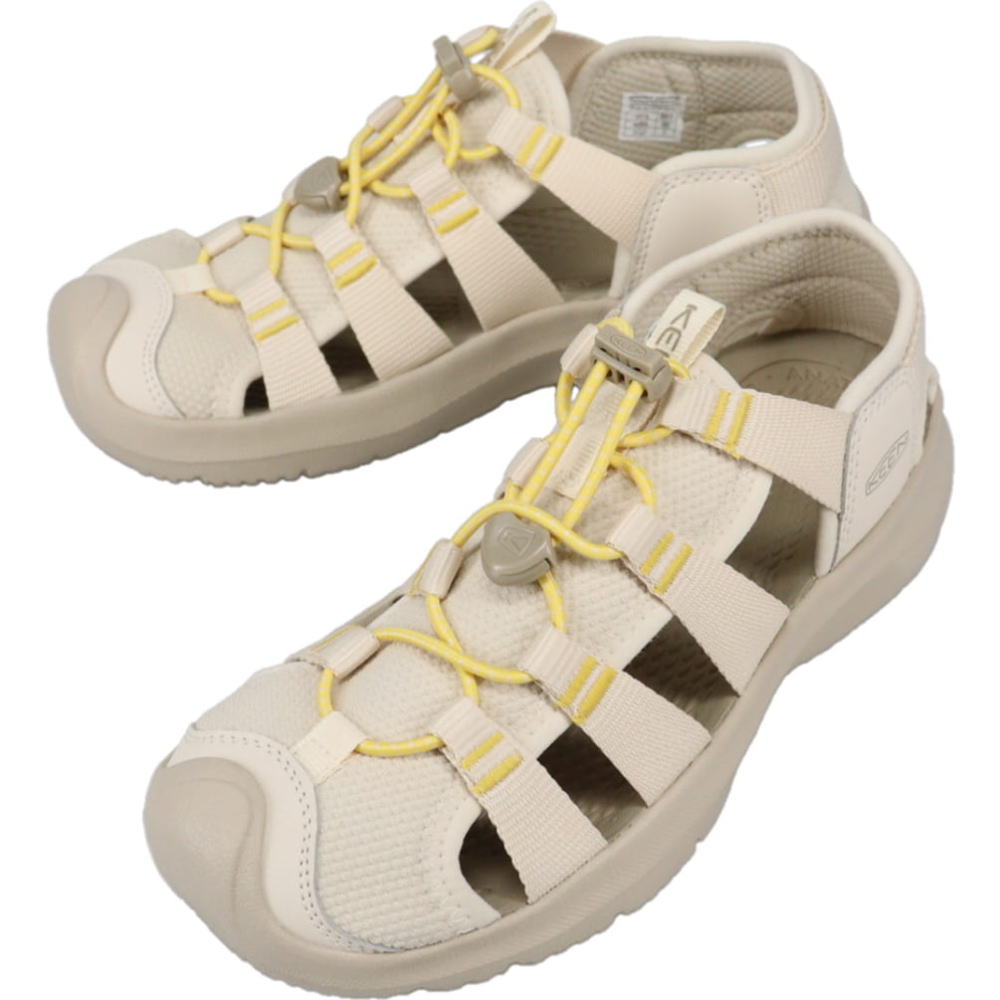 ４月限定！最大全額ポイント還元※要エントリー キーン KEEN ウィメンズ サンダル シーニック エイチツー SEANIK H2 バーチ/クリームゴールド 1031859【GKOI】