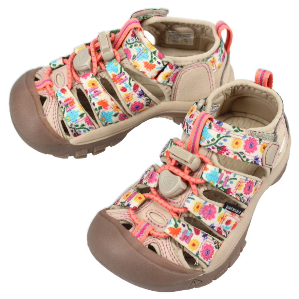 ４月限定！最大全額ポイント還元※要エントリー 定番 子供 キーン KEEN サンダル ニューポート エイチツー NEWPORT H2 サファリ/バーチ SAFARI/BIRTH 1028822 CHILDREN(15cm～19.5cm) 【GIOG】