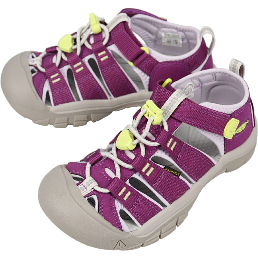 4月限定!最大全額ポイント還元※要エントリー 定番 キーン KEEN キッズ サンダル ニューポート エイチツー NEWPORT H2 カリスマ/ダイキリグリーン 1030796 YOUTH(20cm~23.5cm) 子供【GJOH】