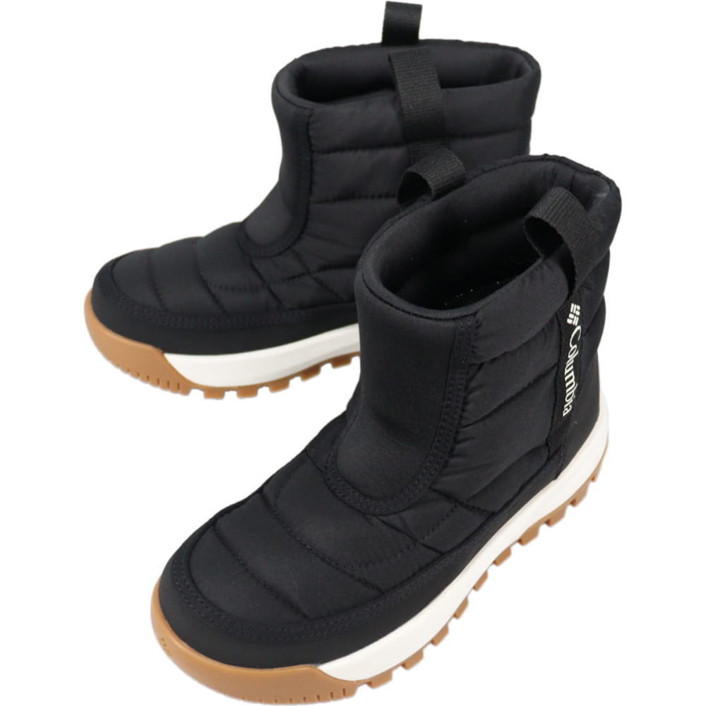 ４月限定！最大全額ポイント還元※要エントリー コロンビア Columbia ユース スノートロット ミッド YOUTH SNOWTROT MID ブラック/シーソルト BY2238-010 子供【GJFF】