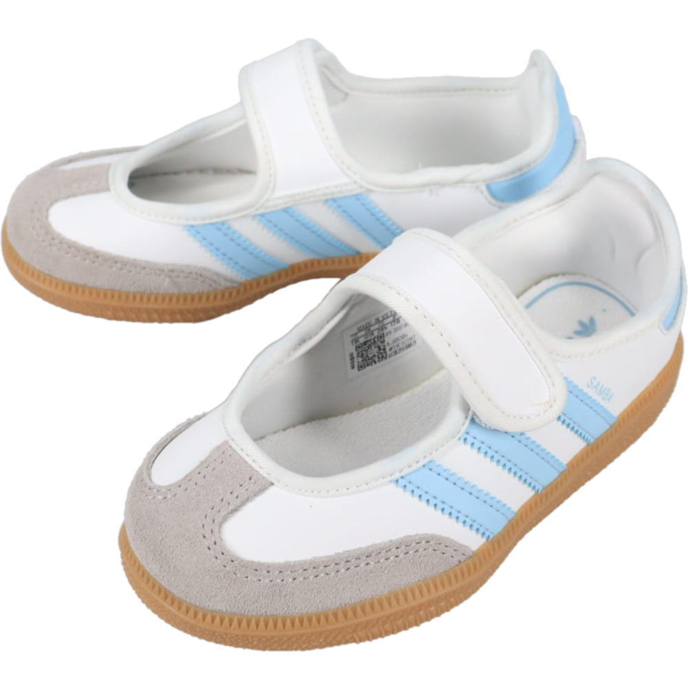 ４月限定！最大全額ポイント還元※要エントリー アディダス adidas サンバ ジェーン チャイルド SAMBA JANE C フットウェアホワイト/クリアスカイ/ガム JQ9305 子供 【GKOF】