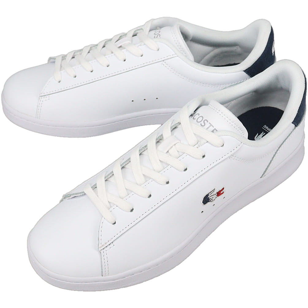 ４月限定！最大全額ポイント還元※要エントリー ラコステ LACOSTE CARNABY SET 224 1 SMA 48SMA0111 407 ホワイト/ネイビー/レッド【GIOM】