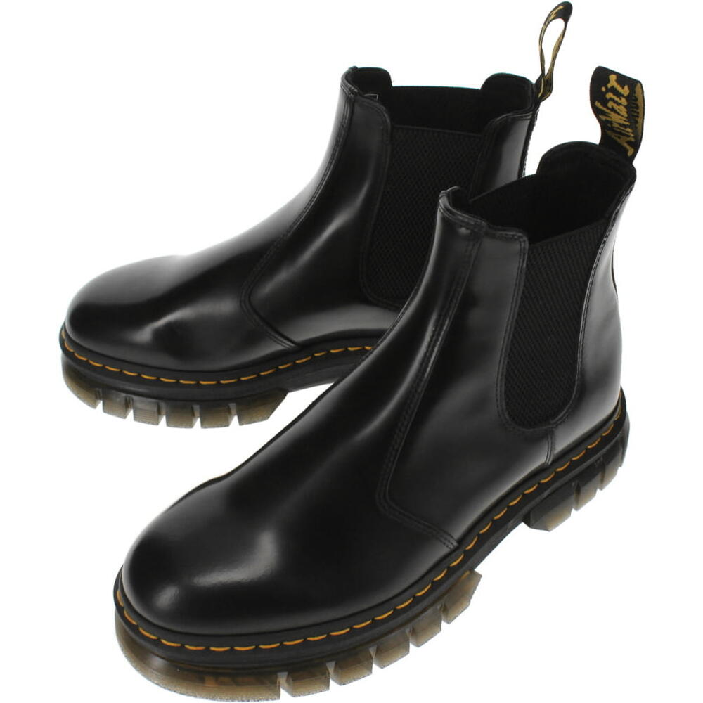 ドクターマーチン Dr.Martens RIKARD POLISHED SMOOTH チェルシー ブーツ ブラック 27834001  【SALE／81%OFF】