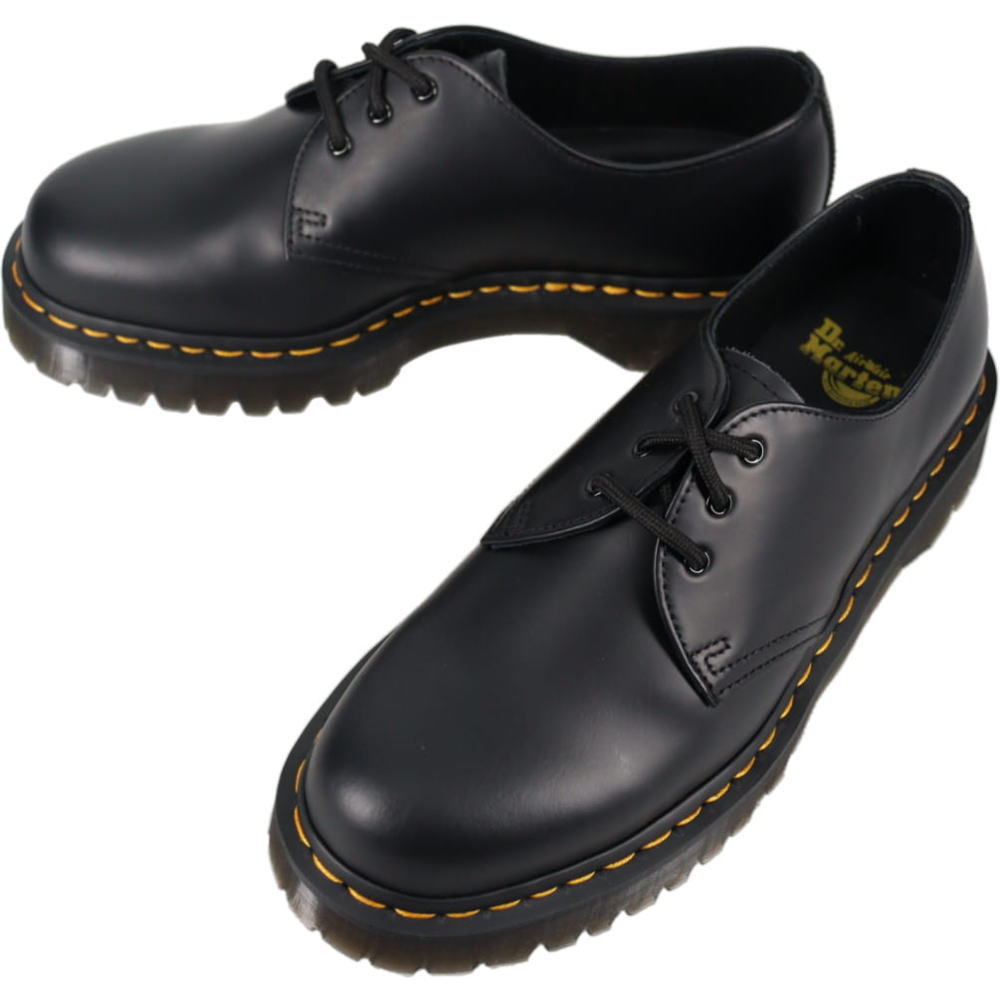 ４月限定！最大全額ポイント還元※要エントリー 交換返品送料無料 ドクターマーチン Dr.Martens 1461 BEX 3ホールシューズ BLACK ブラック 21084001【GJOF】