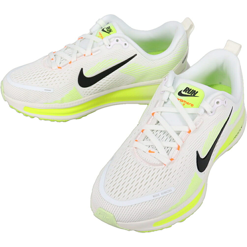 ４月限定！最大全額ポイント還元※要エントリー ナイキ NIKE スニーカー ナイキ ボメロ 18 NIKE VOMERO 18 ホワイト/ボルト/ベアリーボルト/ブラック HQ2157 110 子供【GKOG】
