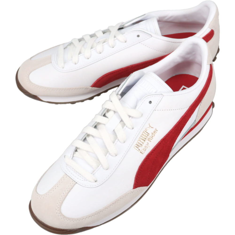【最大100%ポイントバック※要エントリー】プーマ PUMA スニーカー イージー ライダー ミックス Easy Rider Mix プーマホワイト/クラブレッド 399025 04 【GIFF】画像