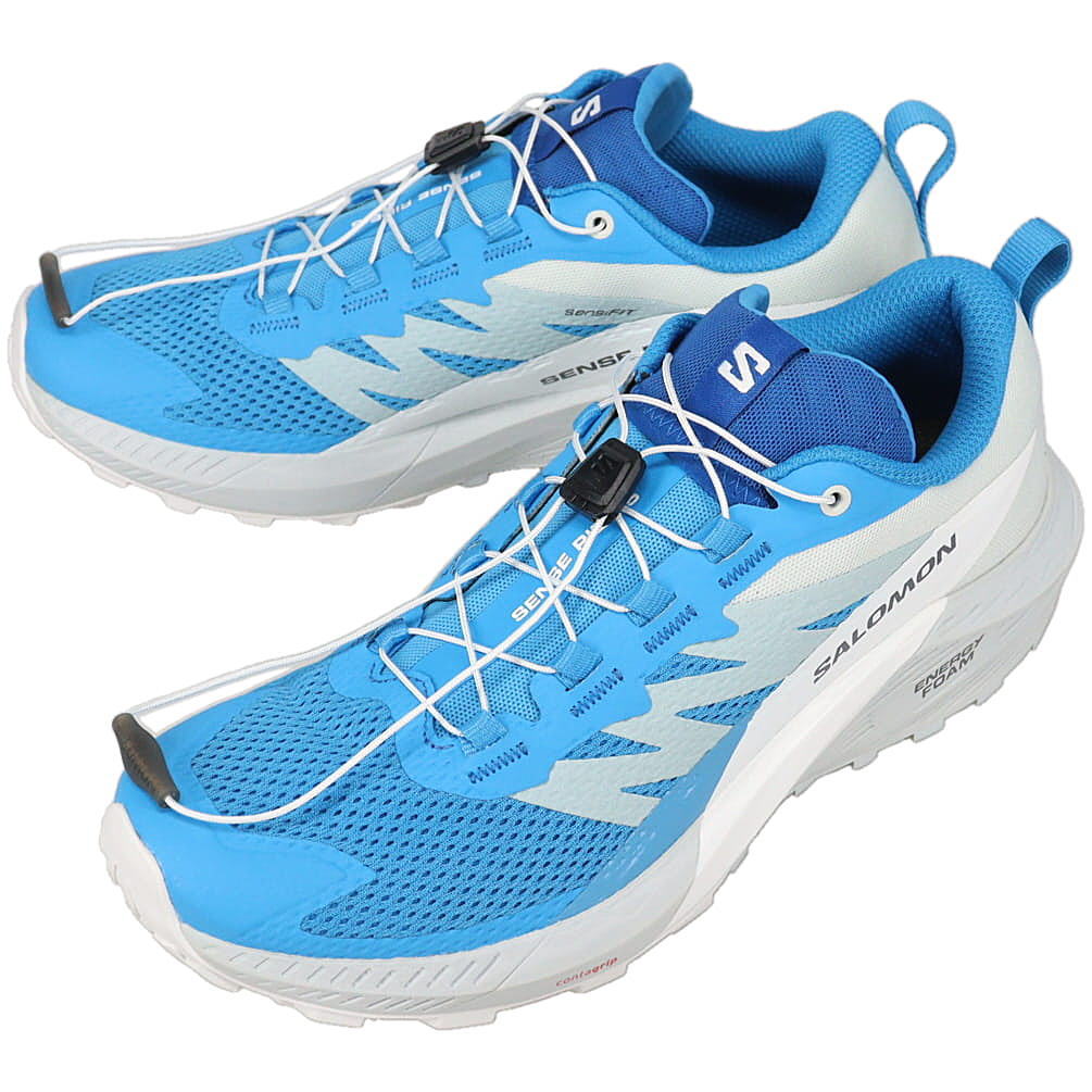４月限定！最大全額ポイント還元※要エントリー サロモン salomon メンズ トレイルランニングシューズ センス ライド 5 SENSE RIDE 5 イビザブルー/ラピスブルー/ホワイト 473118 アウトドア 【GIOM】