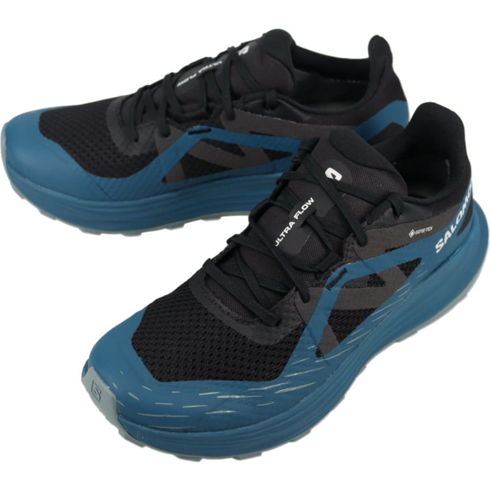 4月限定!最大全額ポイント還元※要エントリー サロモン salomon 男性用トレイルランニングシューズ ウルトラ フロー ゴアテックス ULTRA FLOW GORE TEX Black/DeepDive/Trooper 474739【GJOG】