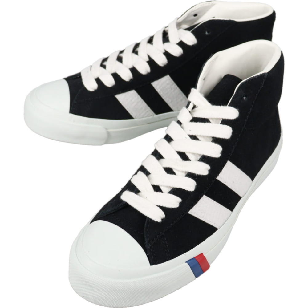 ４月限定！最大全額ポイント還元※要エントリー プロケッズ PRO-keds スニーカー ロイヤルプラス スエード ハイ ROYAL PLUS SUEDE HI ブラック PN1121【GJOG】