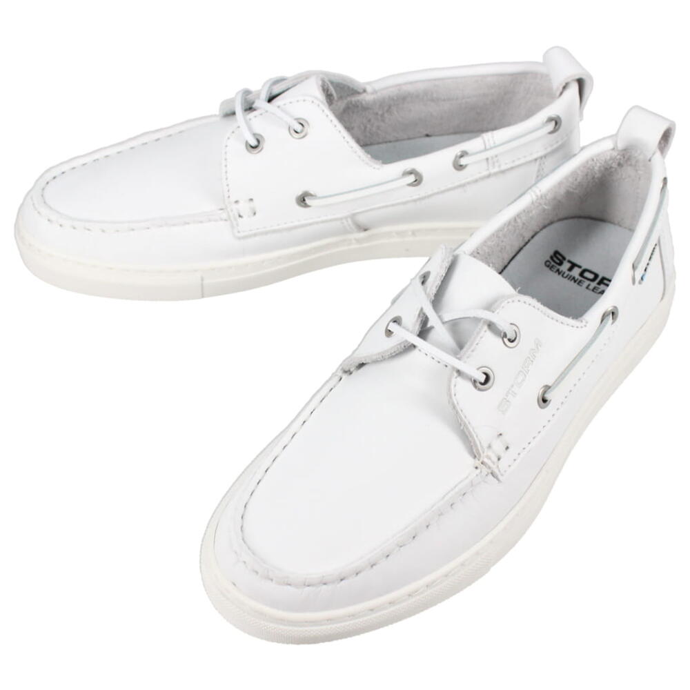 7月限定!最大全額ポイント還元※要エントリー ストーム STORM スニーカー デッキシューズ KEST B2385 ANIL WHITE ホワイト【GHOJ】|すにーかー倉庫