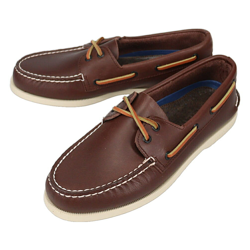 ４月限定！最大全額ポイント還元※要エントリー スペリー トップ サイダー SPERRY TOP-SIDER オーセンティック オリジナル (AO) ツーアイ レザー レザー ボートシューズ クラシックブラウン 0195115【GJOI】