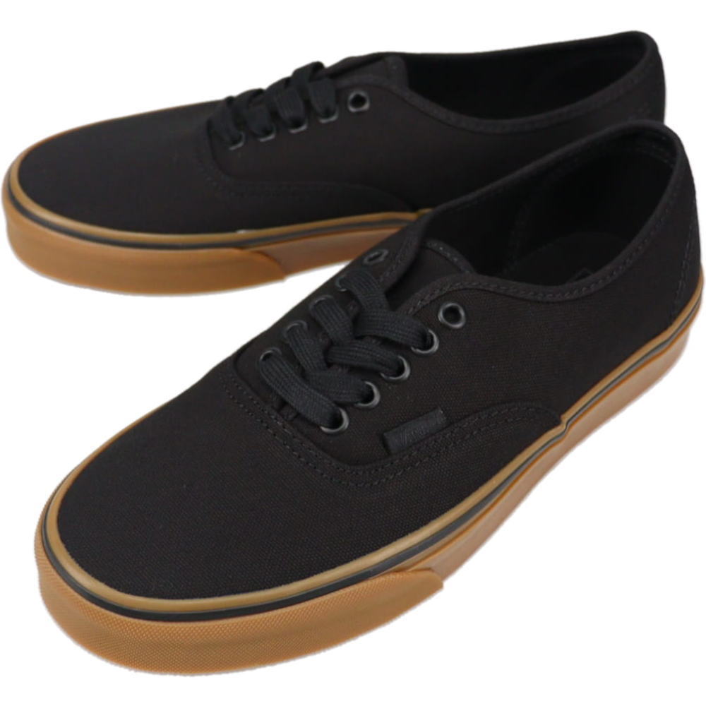 ４月限定！最大全額ポイント還元※要エントリー ヴァンズ VANS スニーカー オーセンティック Authentic ブラック/ブラック/ガム VN000EGA0I4【GKOI】