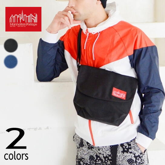４月限定！最大全額ポイント還元※要エントリー 定番 マンハッタンポーテージ Manhattan Portage バッグ ナイロン メッセンジャー バッグ (XS) NYLON MESSENGER BAG (XS) 1604 ブラック(BLK[K]) ネイビー(NVY) ［BG］