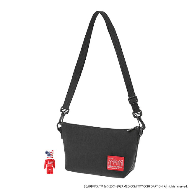 ４月限定！最大全額ポイント還元※要エントリー マンハッタンポーテージ Manhattan Portage ズコッティ クラッチ ベアブリック 2023 Zuccotti Clutch w/ BE@RBRICK 2023 ブラック 6020-BE@RBRICK-23 BLK 【GHFG】