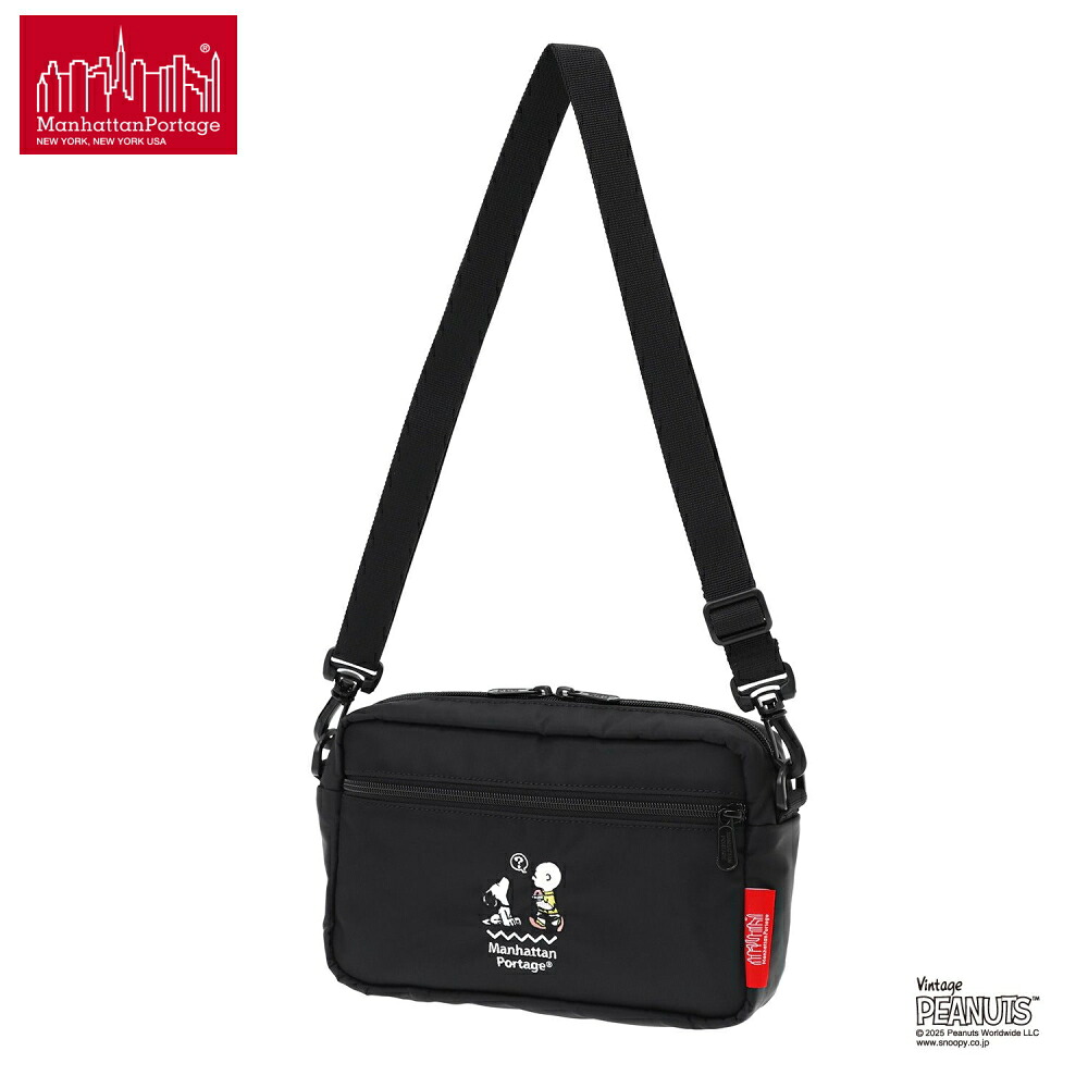 ４月限定！最大全額ポイント還元※要エントリー マンハッタンポーテージ Manhattan Portage ジョガー(L) JPN VER 2 フライト ナイロン バッキング ピーナッツ 25 JOGGER(L) JPN VER 2 FLIGHT NYLON BACKING PEANUTS 25 ブラック 1404-L-2-NTWL-B-PNS25 BLK【GJON】
