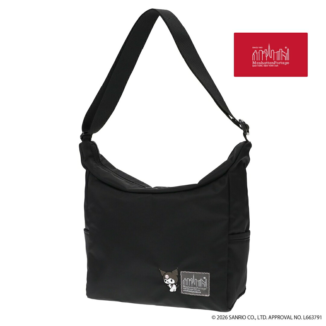 ４月限定！最大全額ポイント還元※要エントリー マンハッタンポーテージ Manhattan Portage ベッド スタイ ショルダー バッグ フライト ナイロン バッキング クロミ BED-STUY SHOULDER BAG FLIGHT NYLON BACKING KUROMI ブラック 6041-NTWL-B-KRM BLK［BG］【GKOG】