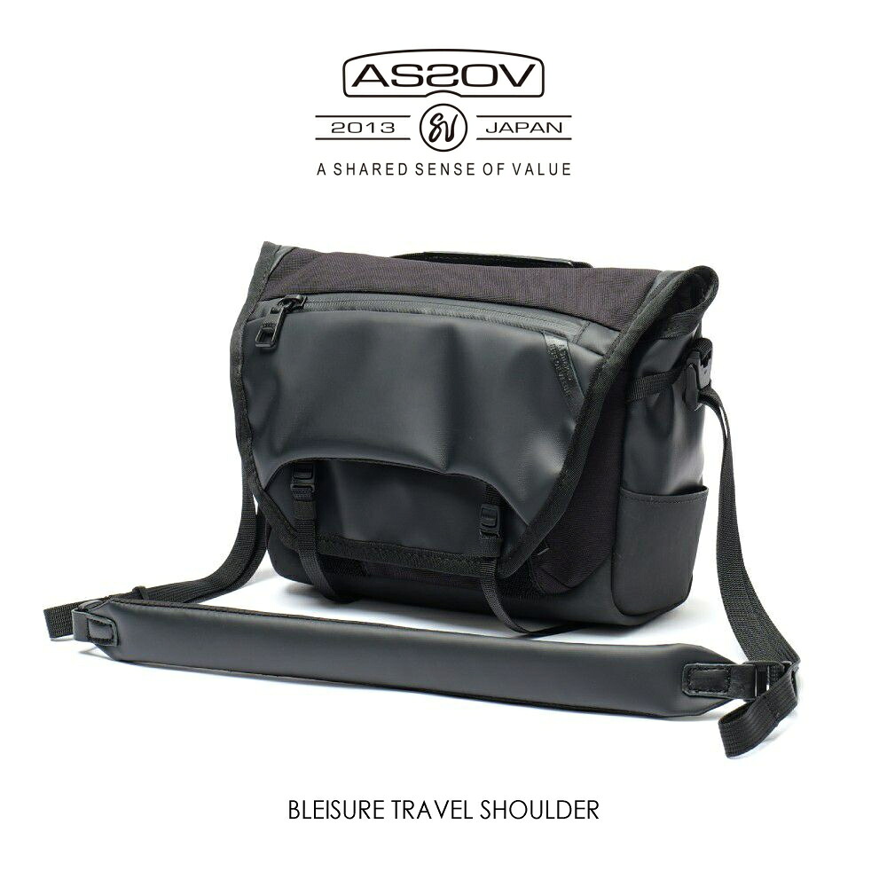 ４月限定！最大全額ポイント還元※要エントリー アッソブ AS2OV ブレジャートラベルショルダー BLEISURE TRAVEL SHOULDER 152556 ブラック BLACK(10)【GKOG】