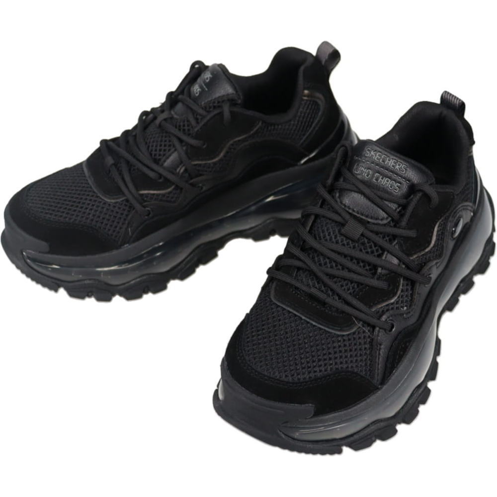 ４月限定！最大全額ポイント還元※要エントリー スケッチャーズ SKECHERS スニーカー ウノ カオス UNO CHAOS ブラック BBK 177935【GION】