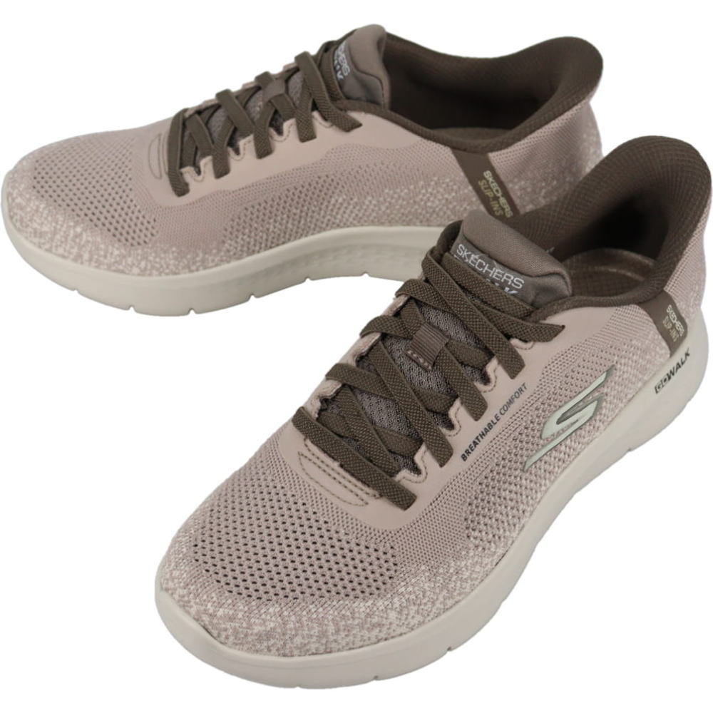４月限定！最大全額ポイント還元※要エントリー スケッチャーズ SKECHERS スニーカー メンズ スリップインズ ゴーウォーク フレックス パロモ GO WALK FLEX PALOMO 216336 TPE トープ【GJOI】