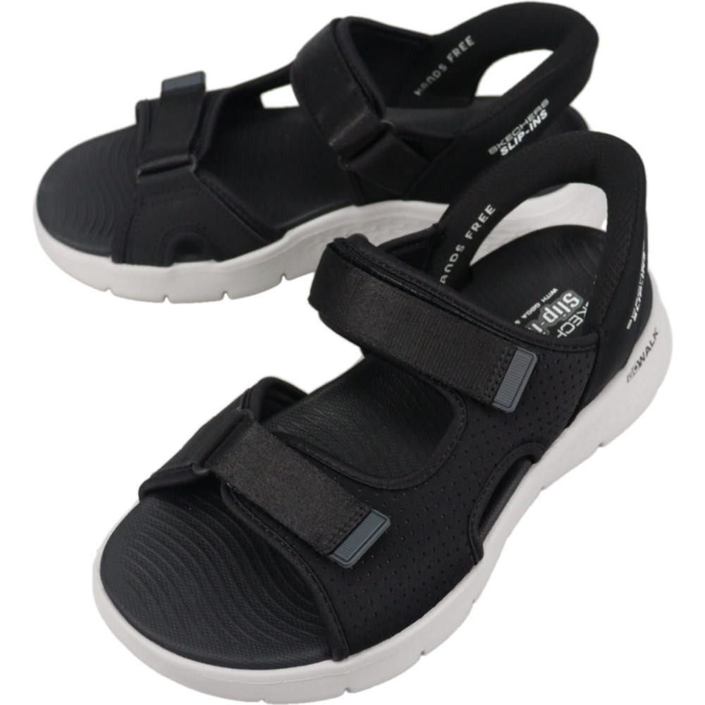 スケッチャーズ　サンダル　GO WALK 　24センチ　黒　スリップインズ SKECHERS スケッチャーズ SLIP-INS スリップインズ ゴーウォーク
