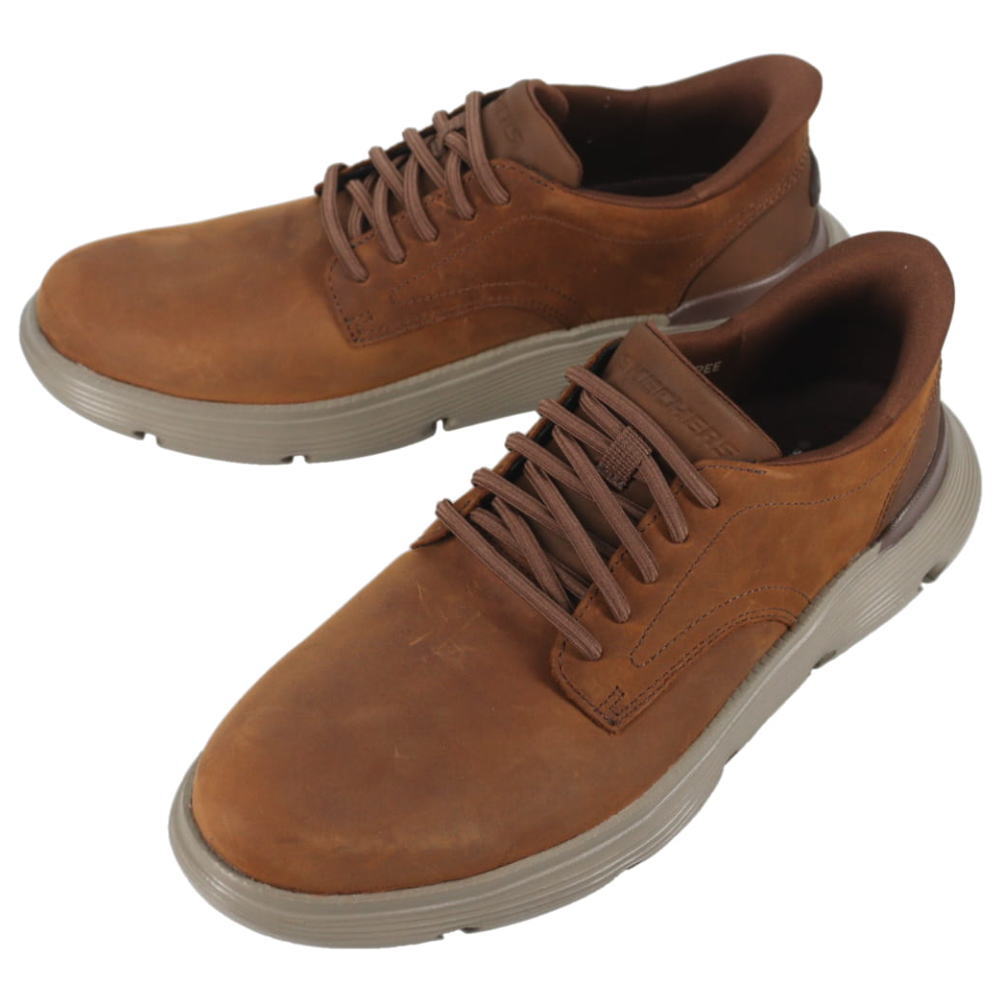 ４月限定！最大全額ポイント還元※要エントリー スケッチャーズ SKECHERS スニーカー ガルザ - デュラン GARZA DURAN ブラウン CDB 205353【GKOG】
