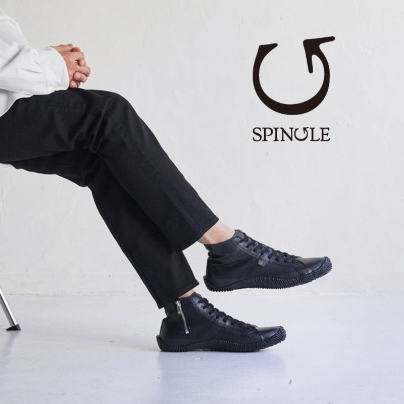 M【SPINGLE MOVE】ハイカットスニーカー　スエード　ブラック Amazon | [スピングルムーブ] ハイカット スニーカー レザー SPM-457