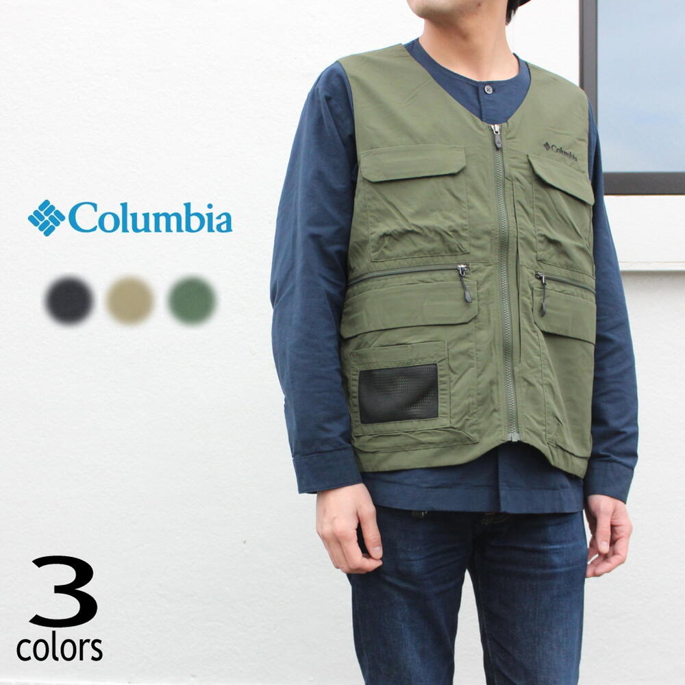 楽天市場 定番 コロンビア Columbia ウェア ヴィドラ 2 ベスト Vidora 2 Vest Pm3439 ブラック 010 クルトン 243 サープラスグリーン 347 Wa Gooi すにーかー倉庫