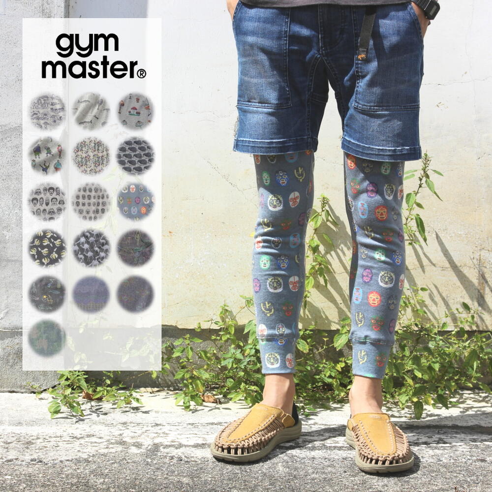 gym master(ジムマスター) ハッピー ペイント レギンス M ALWAYS SMILE G857354