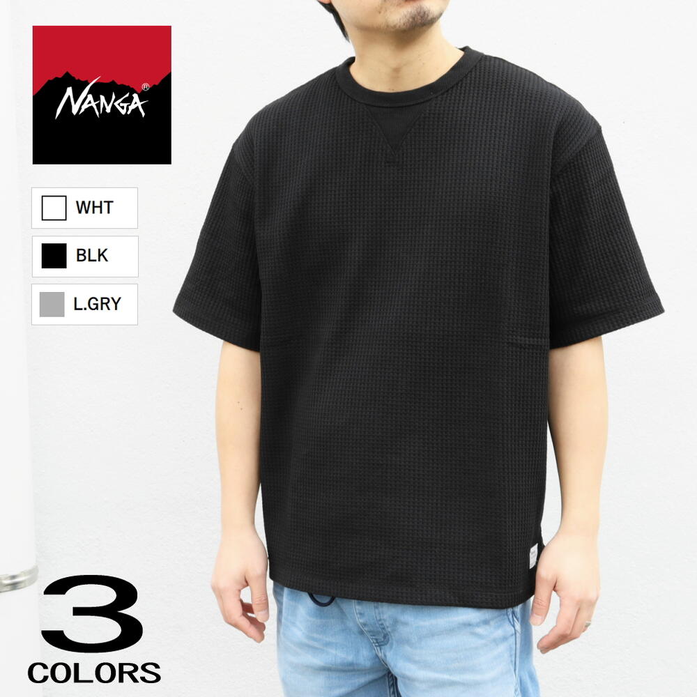 楽天市場】ナンガ NANGA メンズ 半袖Tシャツ エコハイブリッドワッフル