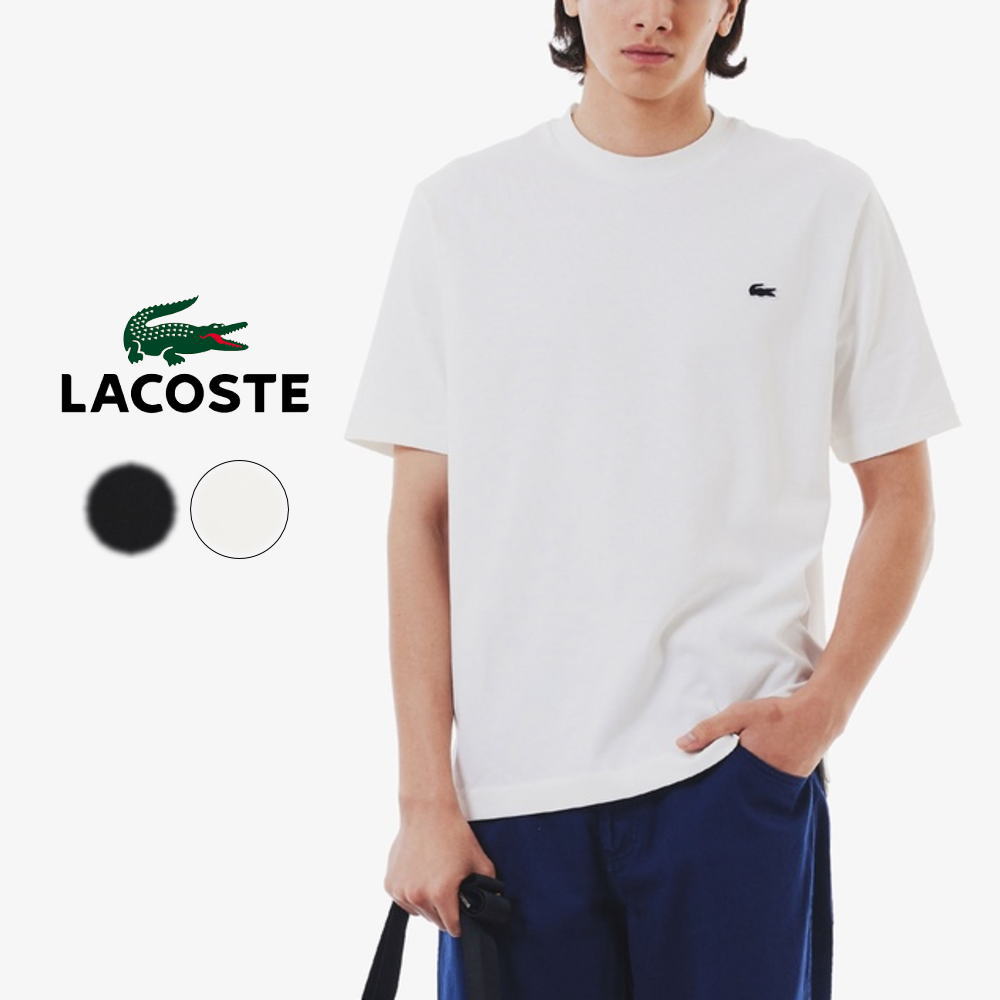7月限定!最大全額ポイント還元※要エントリー ラコステ LACOSTE バックプリント ベーシック Tシャツ TH4705-99 031(ブラック) 70V(ホワイト)【GJOH】|すにーかー倉庫