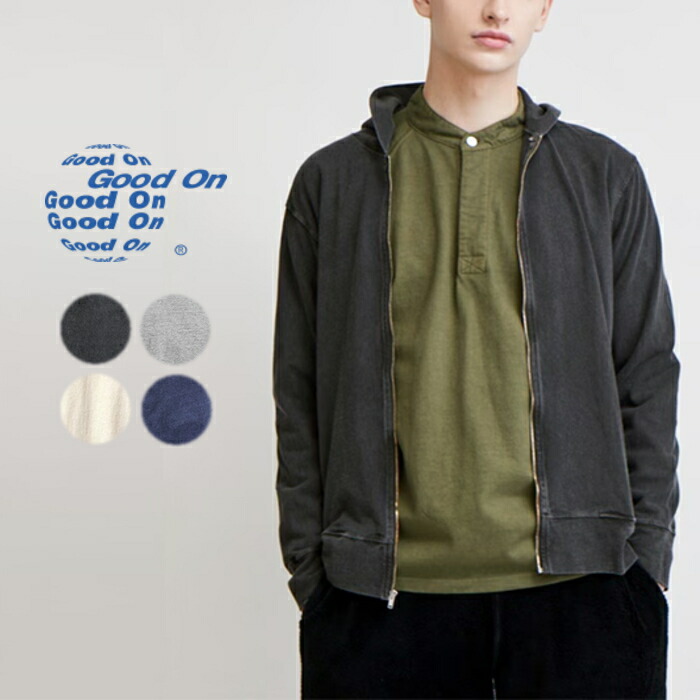 ４月限定！最大全額ポイント還元※要エントリー グッドオン Good On ジップ ティー パーカー ZIP TEE PARKA GOLT1303【GKOG】