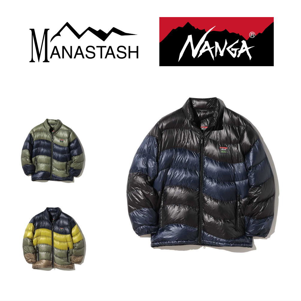 ４月限定！最大全額ポイント還元※要エントリー マナスタッシュ× ナンガ MANASTASH × NANGA ウェーブ パファー ジャケット WAVE PUFFER JKT 792-5252010 010(ブラック) 310(オリーブ) 388(クレイジー) 【GJON】 38,610円