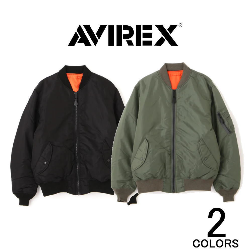 楽天市場】Avirex アビレックス タイプブルー コンビネーション MA-1