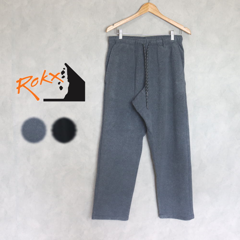 ４月限定！最大全額ポイント還元※要エントリー ロックス ROKX フリース ストリングス FLEECE STRINGS RXCF251004 ミッドグレー ブラック 【GJFO】