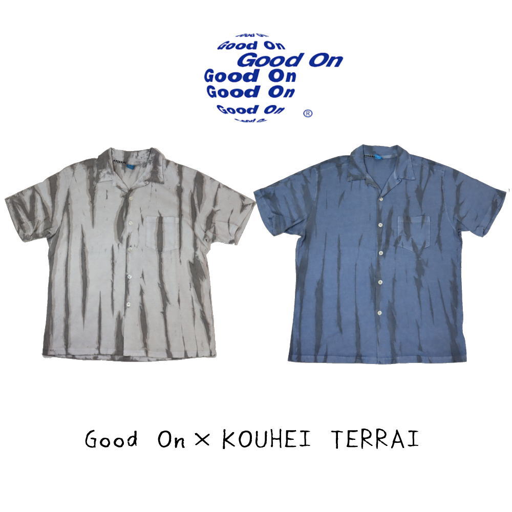７月限定！最大全額ポイント還元※要エントリー グッドオン &times; 寺井航平 Good On &times; KOUHEI TERRAI カキ タイダイ オープンTシャツ KAKI TIEDYE OPEN TEE KTER2612 ２色【GKOK】｜すにーかー倉庫