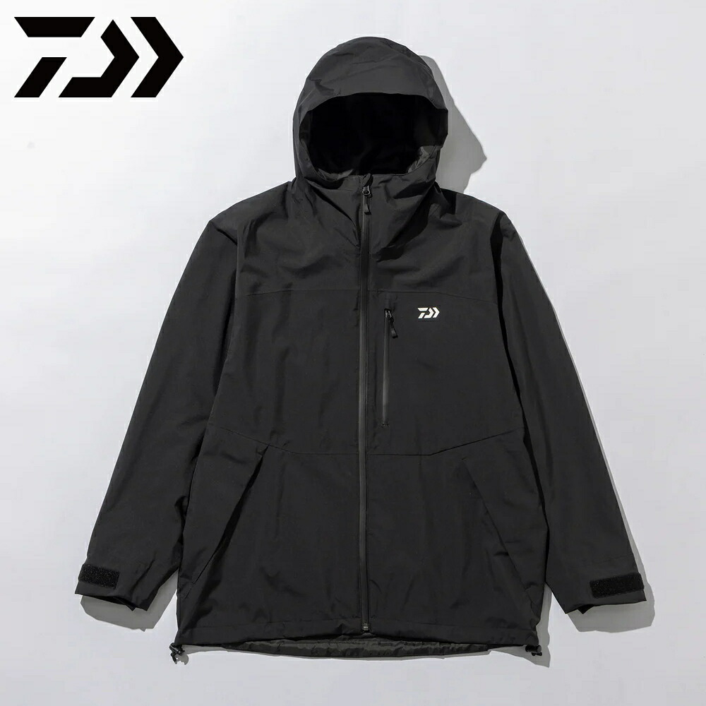 ４月限定！最大全額ポイント還元※要エントリー ダイワ DAIWA RAINMAX 2L SHELL JACKET レインマックス 2L シェルジャケット ブラック BLACK DR-3625JEX【GKOH】