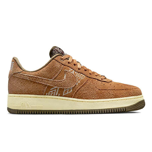 【貨物輸送無料】NIKE AIR FORCE 1 LOW PRM NAI-KE BROWN/CREAM FB4958-221 ナイキ 大気圏 フォース 一 1 95 90 muse plus dn 97 AF1 **