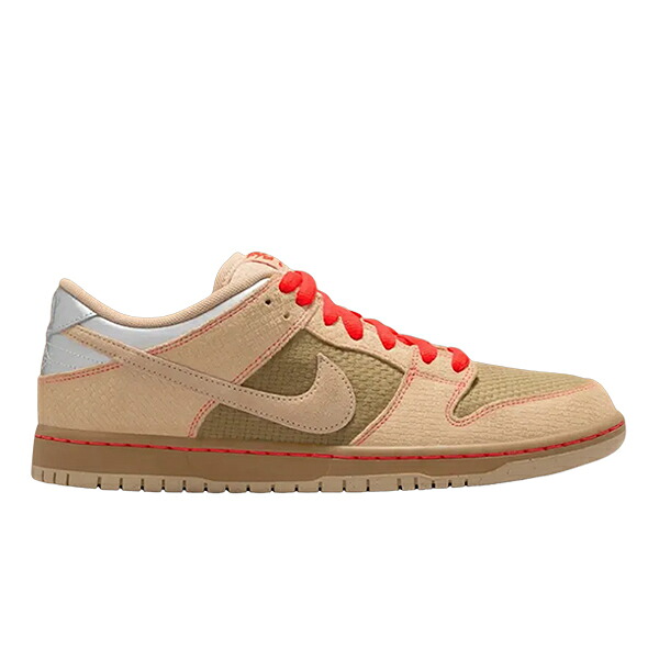 【貨物輸送無料】【取っておく】NIKE SB DUNK LOW PRO SOM TUM CANVAS/VACHETTA TAN/PARACHUTE BEIGE/BRIGHT CRIMSON/LEGEND DARK BROWN/METALLIC SILVER IB6206-701