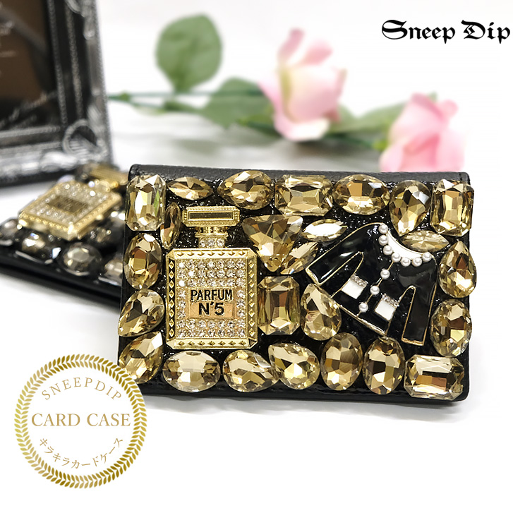 スワロフスキー 名刺入れ　カードケース SWAROVSKI イニシャル カードケース 名刺入れ ギフトラッピング