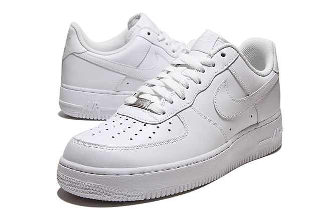 NIKEAIRFORCE1'07WHITE/WHITE315122-111ナイキエアフォースワンローホワイト定番メンズスニーカー