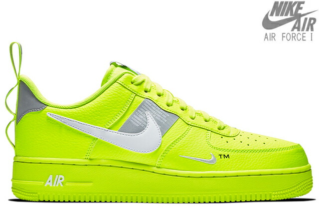 NIKE AIR FORCE 1 LV8 UTILITY GS AR1708-700 VOLT/BLACK-WOLF GRAY-WHITEナイキ 大気圏 フォース 1 エレベート エレベイト ありがた味 雄捩子 黄色 制限事項 レディース スニーカー