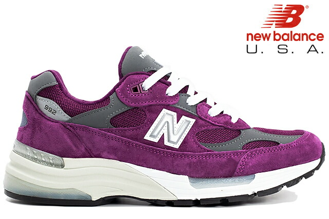 ãæ¥½å¤©å¸å ´ãNEW BALANCE M992BA ãMade in U.S.Aã PURPLE WIDTH:Dãã¥ã¼ãã©ã³ã¹ M992 BA ãã¼ãã« Dã¯ã¤ãº USA ã¡ã³ãº ã¹ãã¼ã«ã¼ 