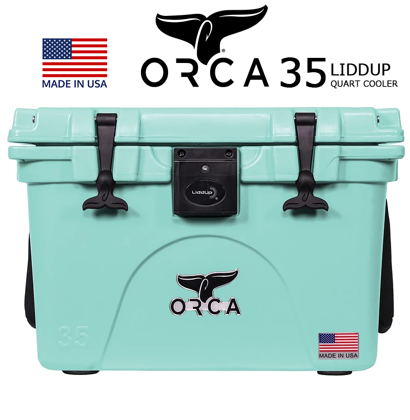 最大72%OFFクーポン 日本未発売 ORCA LIDDUP COOLERS 35 QUART SEAFOAM