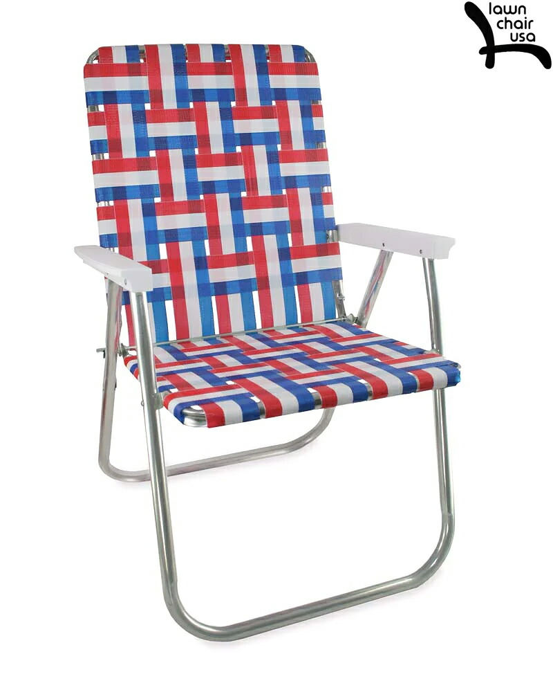 楽天市場】LAWN CHAIR USA SEA ISLAND CLASSIC LAWN CHAIR WITH BLUE