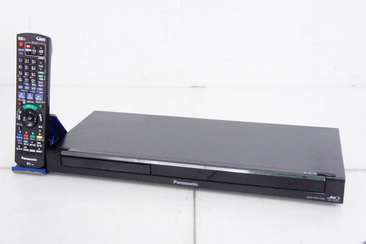 【中古】Panasonicパナソニック ハイビジョンブルーレイディスクレコーダー DMR-BWT560-K Wチューナー 3D対応 HDD500GB