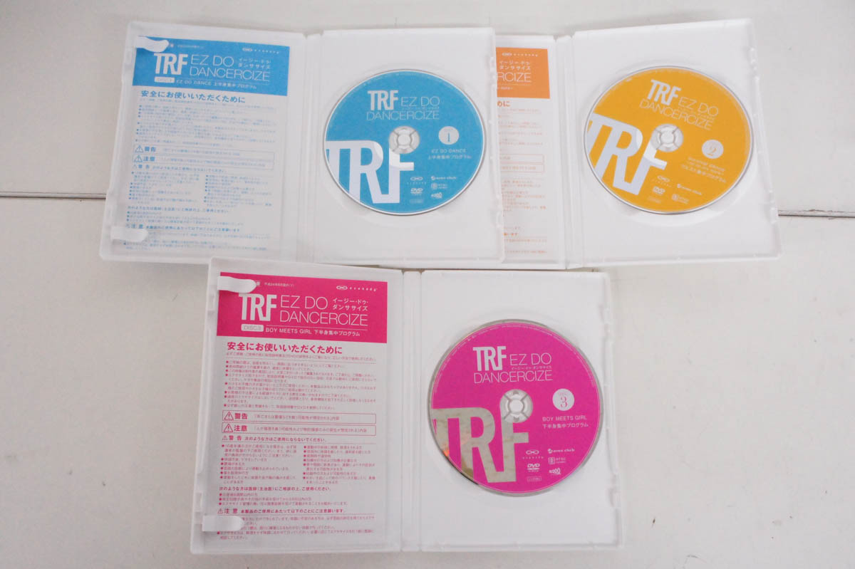 楽天市場 中古 サウナスーツ ウェイトグローブ付き Trf イージー ドゥ ダンササイズ Ez Do Dancercize Dvd3枚セット Disc1 3 ダンスエクササイズ エスネットショップ楽天市場店